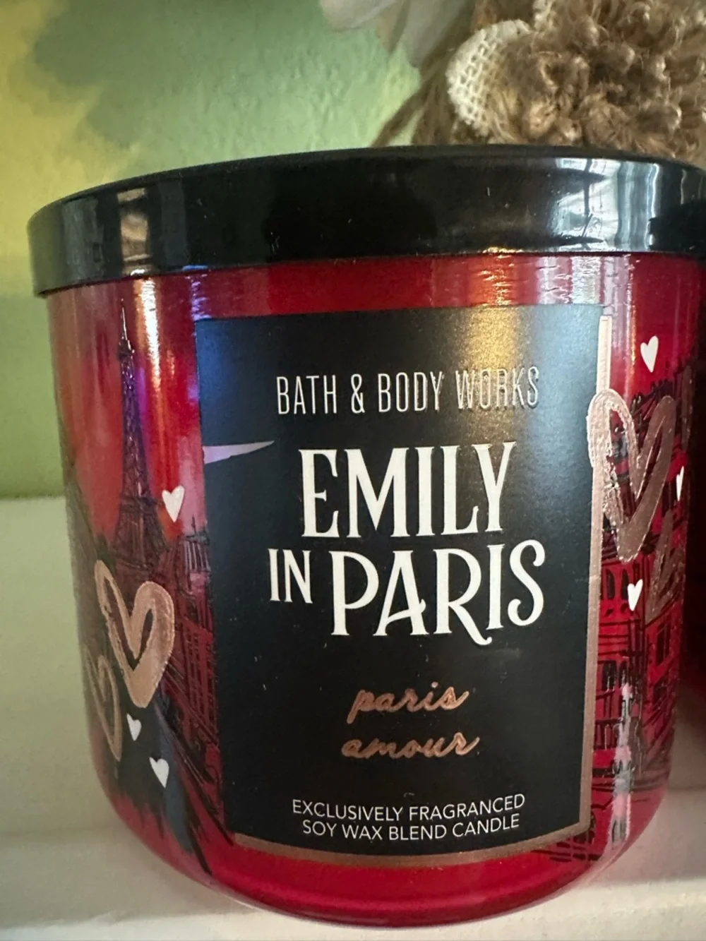 Bath & Body Works Emily in Paris Paris Amour Red Candle X2 HTF - Picture 2 of 4